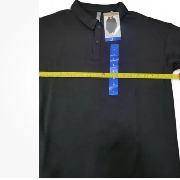 Mondetta Ladies' Collared Fleece Pullover Top, Black Medium Large - Picture 7 of 13